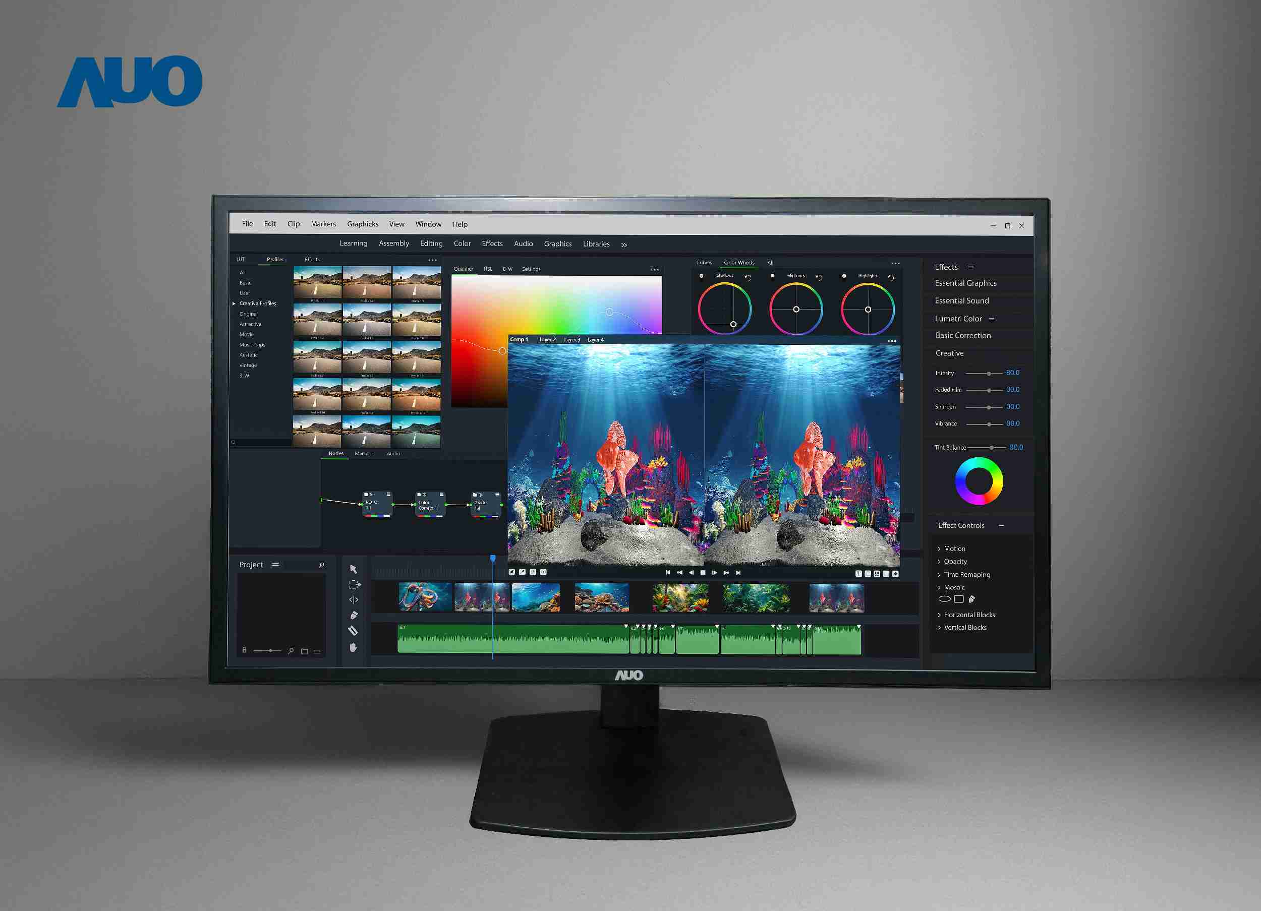 PG国际开发32吋2D/3D专业桌上型显示器，，拥有8K4K超高分辨率，，，并以低串扰算法优化3D显示效果，，，搭载自动眼球追踪功能，，能实时调整3D图像，，进行实时2D与3D无缝共存窗口，，提供图像设计工作者突破二维接口的崭新工作氛围与效率